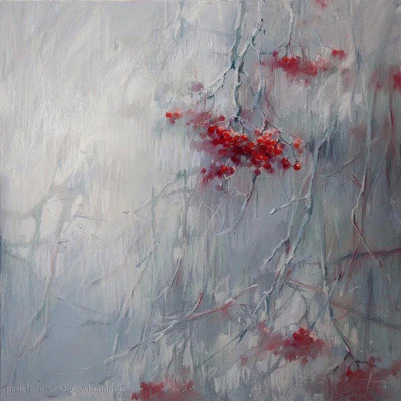 她15年离群索居，只为用一根粉笔打开全新人生，惊艳了世界！,粉笔,Olga,很多人,颜料,墙上,莫斯科艺术学院,色块,阁楼,黑板,节日