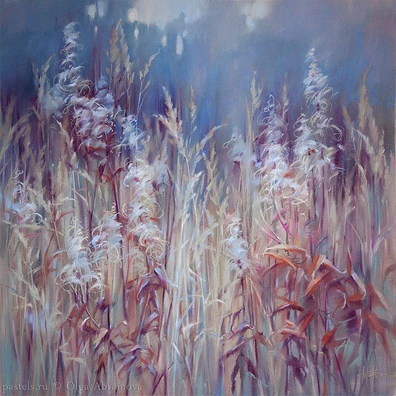 她15年离群索居，只为用一根粉笔打开全新人生，惊艳了世界！,粉笔,Olga,很多人,颜料,墙上,莫斯科艺术学院,色块,阁楼,黑板,节日