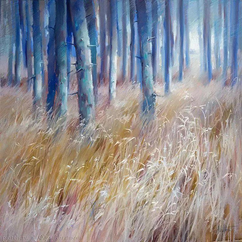 她15年离群索居，只为用一根粉笔打开全新人生，惊艳了世界！,粉笔,Olga,很多人,颜料,墙上,莫斯科艺术学院,色块,阁楼,黑板,节日