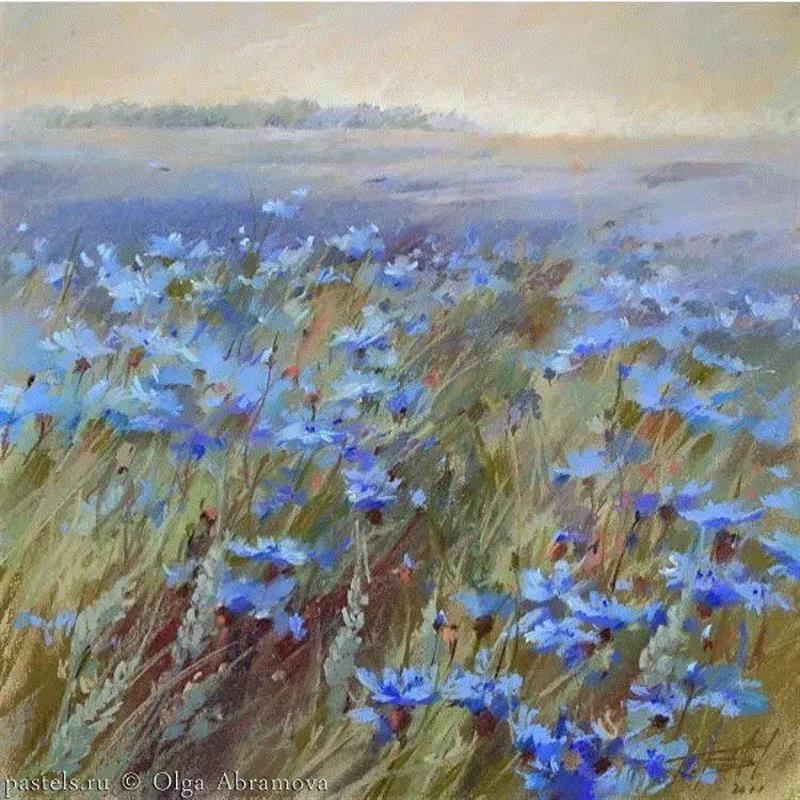 她15年离群索居，只为用一根粉笔打开全新人生，惊艳了世界！,粉笔,Olga,很多人,颜料,墙上,莫斯科艺术学院,色块,阁楼,黑板,节日