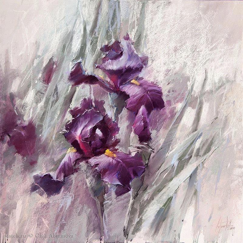 她15年离群索居，只为用一根粉笔打开全新人生，惊艳了世界！,粉笔,Olga,很多人,颜料,墙上,莫斯科艺术学院,色块,阁楼,黑板,节日