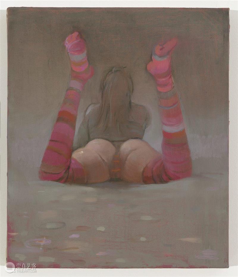 Striped Socks,2014,同行/“女孩！女孩！女孩！” | Lisa Yuskavage,Yuskavage,同行,女孩,视频,女性,具象,卓纳,龙美术馆,徐震,艺术界