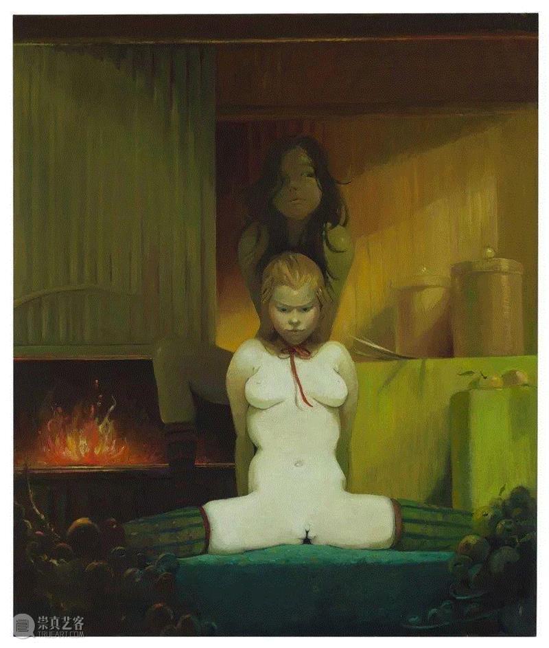 Fireplace,2010,同行/“女孩！女孩！女孩！” | Lisa Yuskavage,Yuskavage,同行,女孩,视频,女性,具象,卓纳,龙美术馆,徐震,艺术界