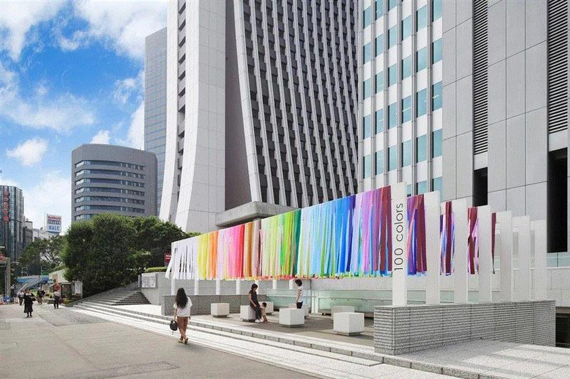 色彩丨用100种颜色做设计，是怎样一种惊艳？,颜色,装置,Emmanuelle,FURLA,花卉,图案,色调,树木,立方体,Moureaux