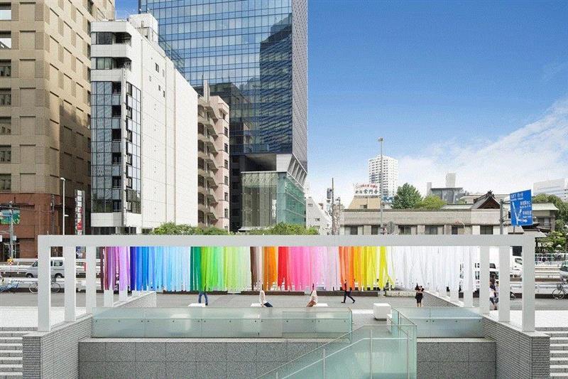 色彩丨用100种颜色做设计，是怎样一种惊艳？,颜色,装置,Emmanuelle,FURLA,花卉,图案,色调,树木,立方体,Moureaux