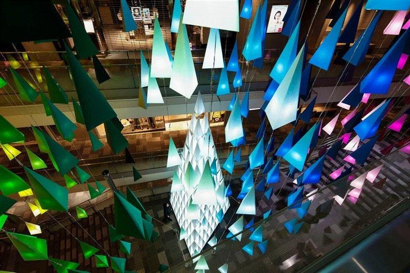 色彩丨用100种颜色做设计，是怎样一种惊艳？,颜色,装置,Emmanuelle,FURLA,花卉,图案,色调,树木,立方体,Moureaux