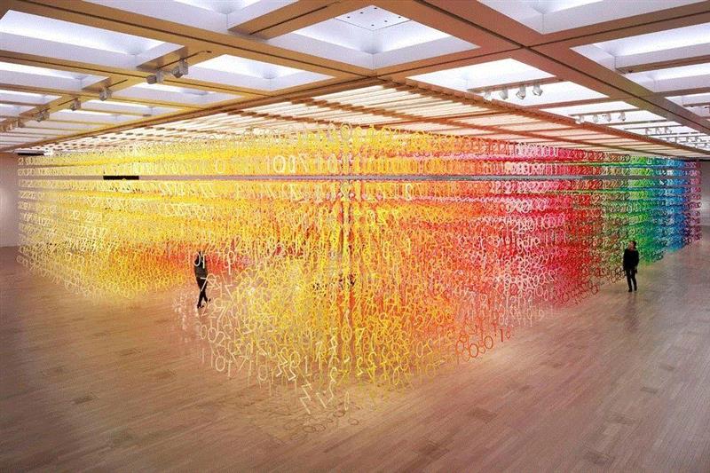 色彩丨用100种颜色做设计，是怎样一种惊艳？,颜色,装置,Emmanuelle,FURLA,花卉,图案,色调,树木,立方体,Moureaux