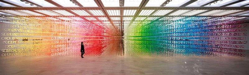 色彩丨用100种颜色做设计，是怎样一种惊艳？,颜色,装置,Emmanuelle,FURLA,花卉,图案,色调,树木,立方体,Moureaux