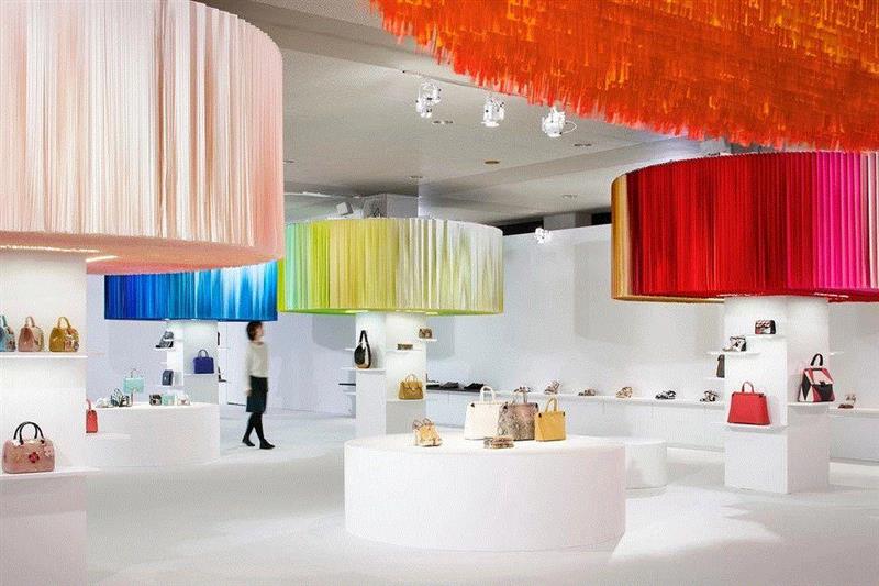 色彩丨用100种颜色做设计，是怎样一种惊艳？,颜色,装置,Emmanuelle,FURLA,花卉,图案,色调,树木,立方体,Moureaux