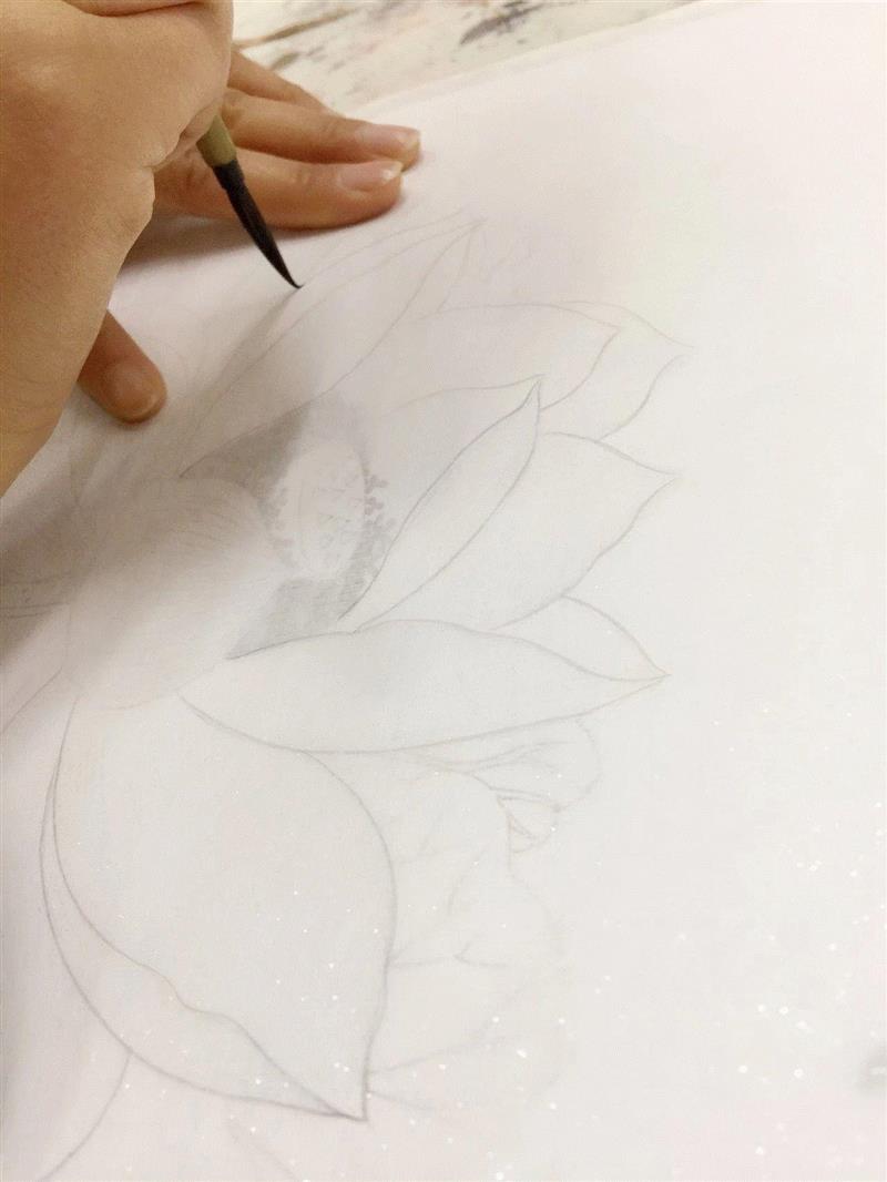 美博学艺堂 | 工笔花鸟画的基础学习讲授 最后的席位就等你来！！,工笔,美博学艺堂,花鸟画,席位,工笔画,学员,白描,电话,美博美术馆,课程