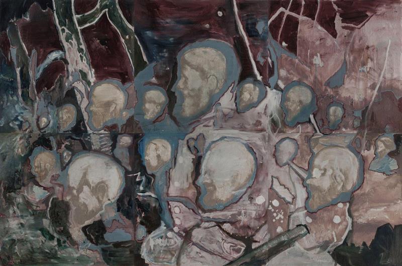 赵洋 Zhao Yang|巨人症 Gigantism|布面油彩&丙烯 Oil &a