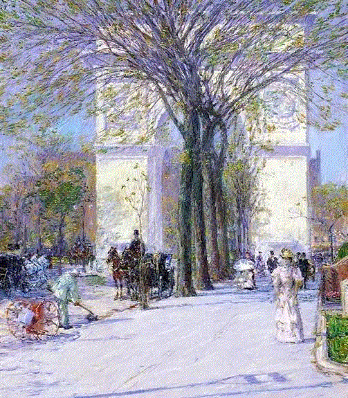 印象派大师笔下的风景画,印象派,上方,Childe,Hassam,莫奈,雷诺阿,梵高,仲夏,小编