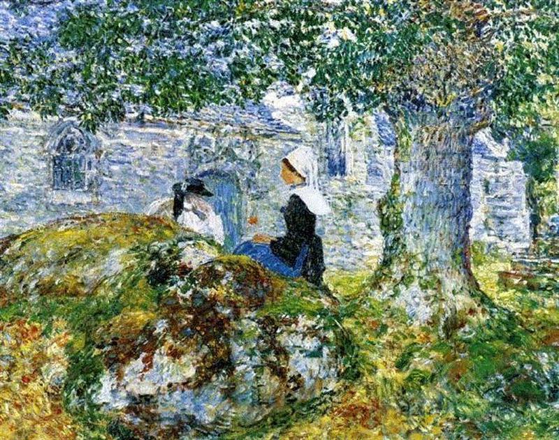 印象派大师笔下的风景画,印象派,上方,Childe,Hassam,莫奈,雷诺阿,梵高,仲夏,小编