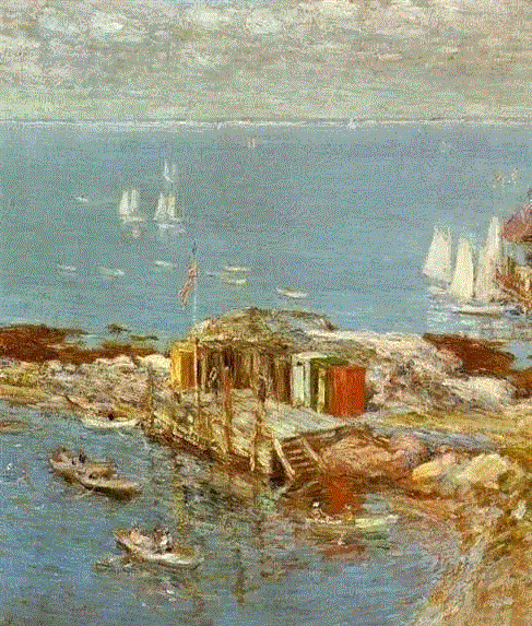 印象派大师笔下的风景画,印象派,上方,Childe,Hassam,莫奈,雷诺阿,梵高,仲夏,小编