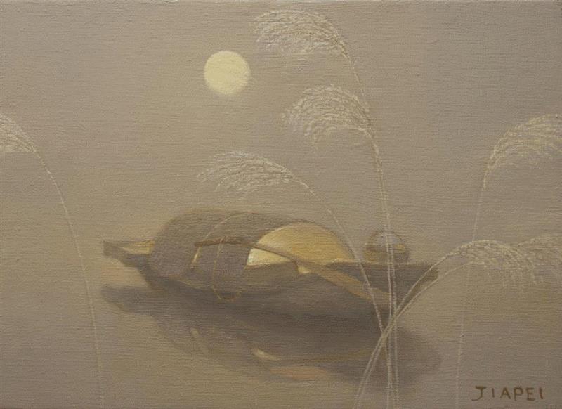 在画里品味江南水乡,江南水乡,江南,孙家珮,油画,粮仓,水乡,八号桥,游人,苏轼,流光