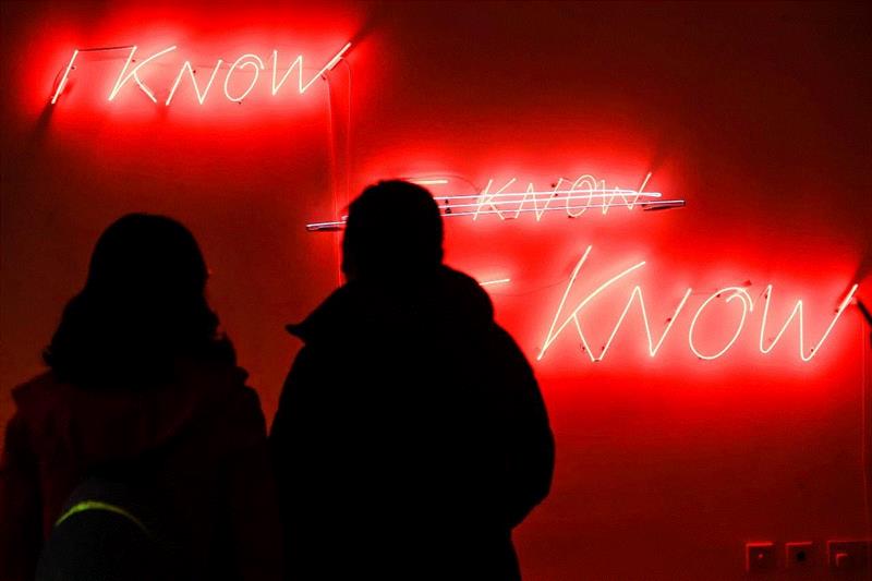 翠西·艾敏《我知道,我知道,我知道》,现场直击:乔治·迈克尔艺术珍藏现正于佳士得上海艺术空间展出,佳士得,乔治·迈克尔,迈克尔,英国,音乐,珍藏展,乐坛,翠西,艾敏,诺布尔