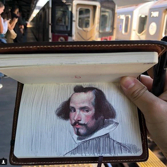 出门旅行,一个速写本足以!,速写本,素描,人物,肖像,油画,习作,颜色,圆珠笔,草图,静物