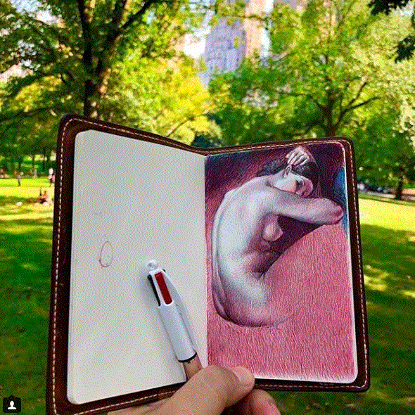 出门旅行,一个速写本足以!,速写本,素描,人物,肖像,油画,习作,颜色,圆珠笔,草图,静物