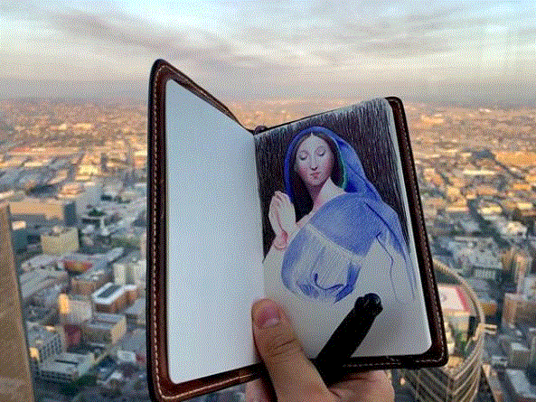 出门旅行,一个速写本足以!,速写本,素描,人物,肖像,油画,习作,颜色,圆珠笔,草图,静物