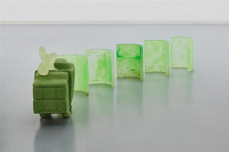 Detail 细节,现场 | 关小个展 @ Bonner Kunstverein,小个展,Detail,玻璃钢,丙烯,农业,纪录片,窗户,麻绳,关小,雕塑