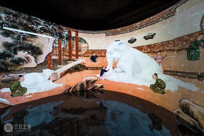故宫推出“宫里过大年”数字沉浸体验展,故宫,体验展,冰嬉,门神,岁朝,典藏,皇家,瑞兽,墙面,乐园