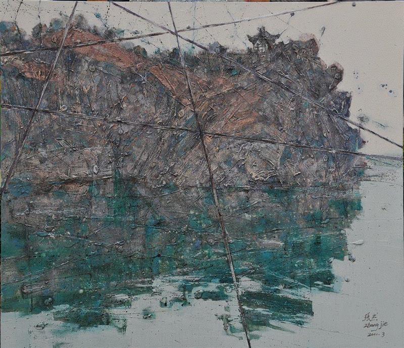 张杰,【展览预告】“自·在·观——张杰个展”即将在刘海粟美术馆开幕,张杰,刘海粟美术馆,油画,四川美术学院,写照,景观,空巢,副院长,样式,自然景观