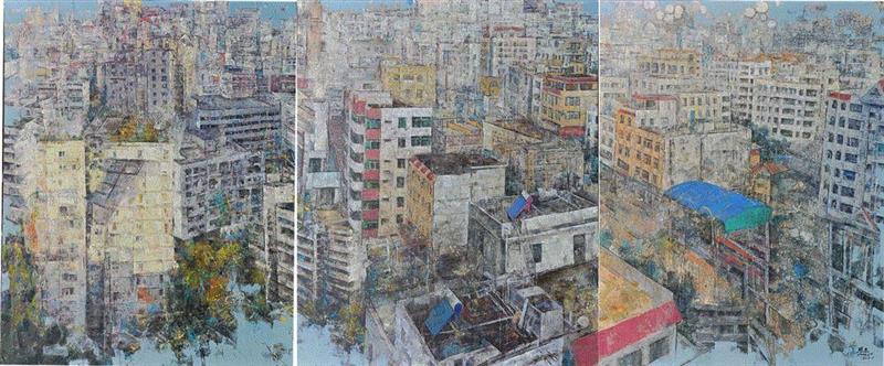 张杰,【展览预告】“自·在·观——张杰个展”即将在刘海粟美术馆开幕,张杰,刘海粟美术馆,油画,四川美术学院,写照,景观,空巢,副院长,样式,自然景观