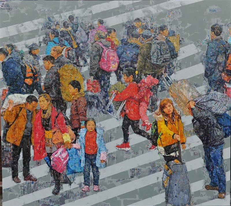 张杰,【展览预告】“自·在·观——张杰个展”即将在刘海粟美术馆开幕,张杰,刘海粟美术馆,油画,四川美术学院,写照,景观,空巢,副院长,样式,自然景观