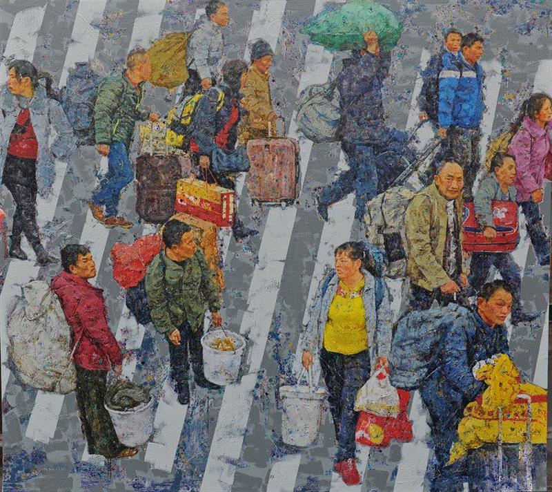 张杰,【展览预告】“自·在·观——张杰个展”即将在刘海粟美术馆开幕,张杰,刘海粟美术馆,油画,四川美术学院,写照,景观,空巢,副院长,样式,自然景观