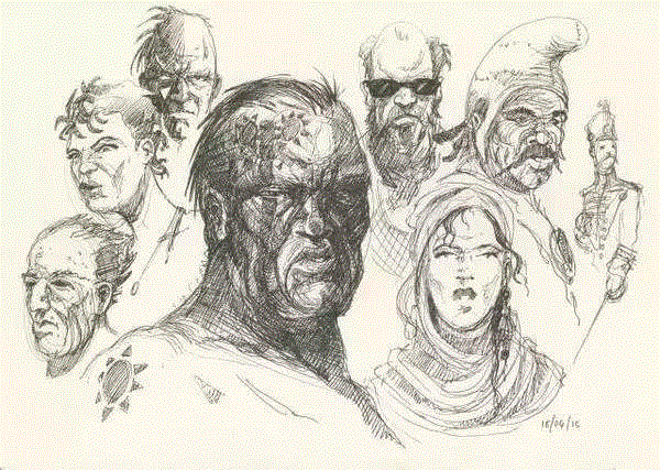 想要学好速写，这些可以借鉴,速写,同人,Karl,上方,英国,设计师,Relic,海岸,巫师,Games