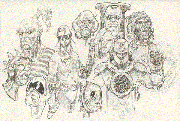 想要学好速写，这些可以借鉴,速写,同人,Karl,上方,英国,设计师,Relic,海岸,巫师,Games