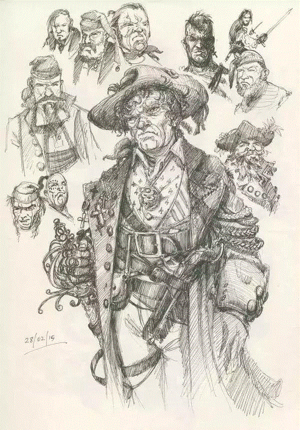 想要学好速写，这些可以借鉴,速写,同人,Karl,上方,英国,设计师,Relic,海岸,巫师,Games