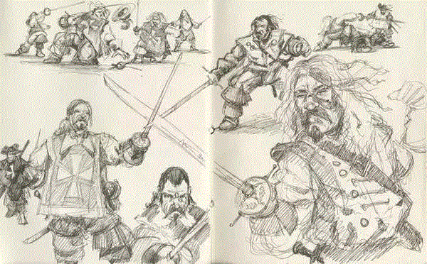 想要学好速写，这些可以借鉴,速写,同人,Karl,上方,英国,设计师,Relic,海岸,巫师,Games