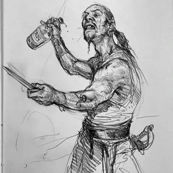 想要学好速写，这些可以借鉴,速写,同人,Karl,上方,英国,设计师,Relic,海岸,巫师,Games