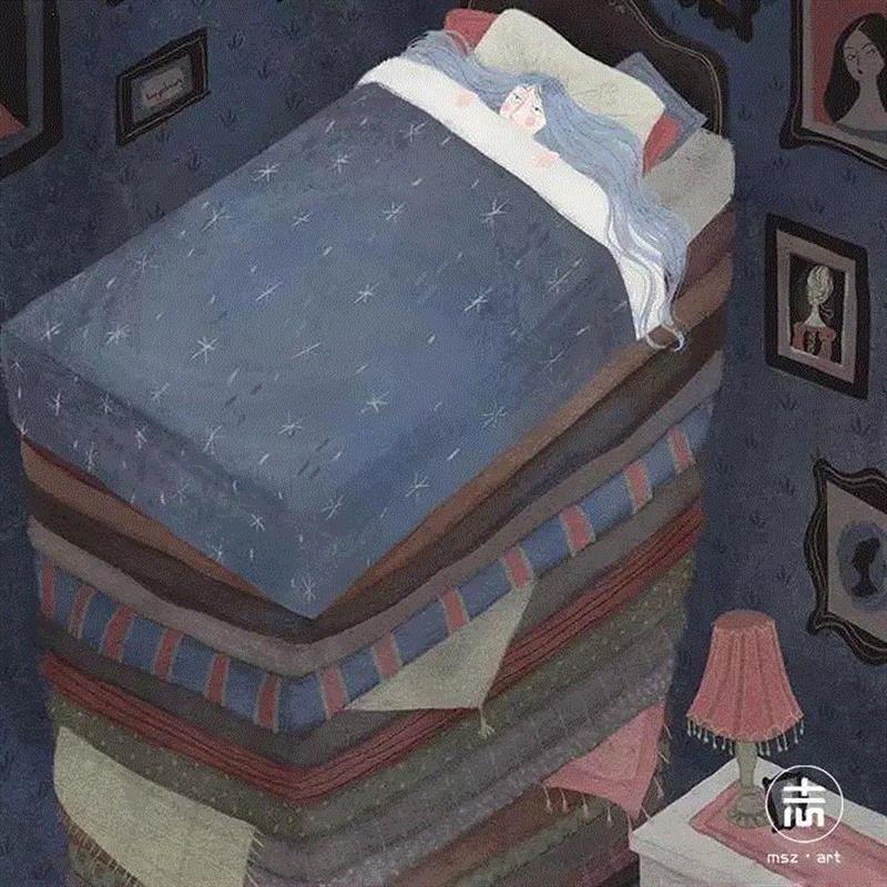 清新小插画就是不一样,人和作品一样靓!,插画,美女,Taryn,Knight,插画师,美女插画师,童趣,女生,魔幻,耳朵