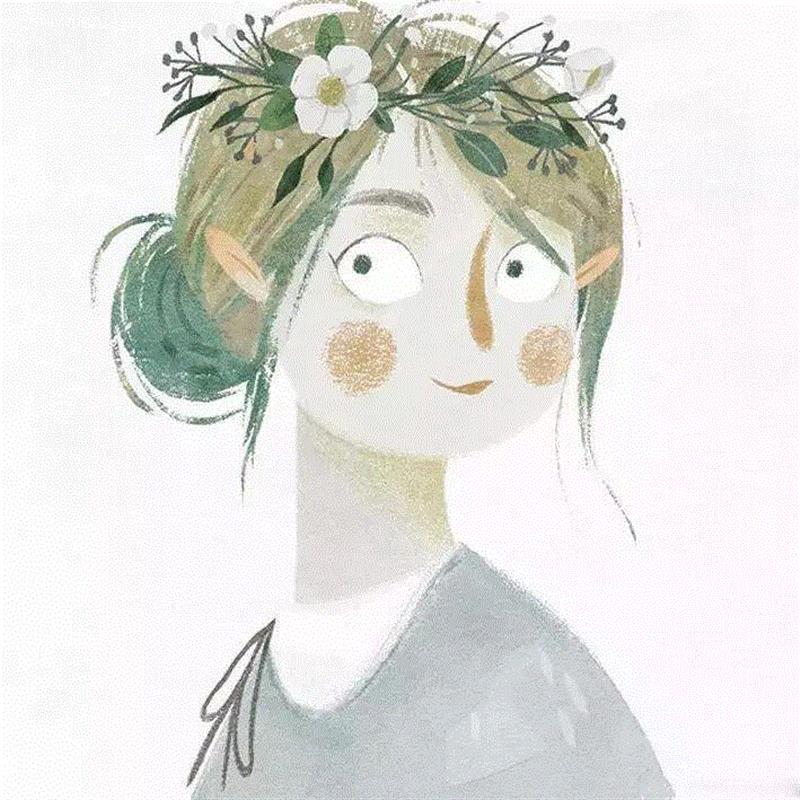 清新小插画就是不一样,人和作品一样靓!,插画,美女,Taryn,Knight,插画师,美女插画师,童趣,女生,魔幻,耳朵