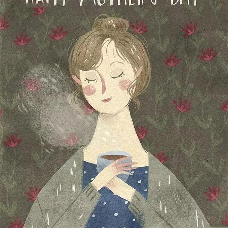 清新小插画就是不一样,人和作品一样靓!,插画,美女,Taryn,Knight,插画师,美女插画师,童趣,女生,魔幻,耳朵