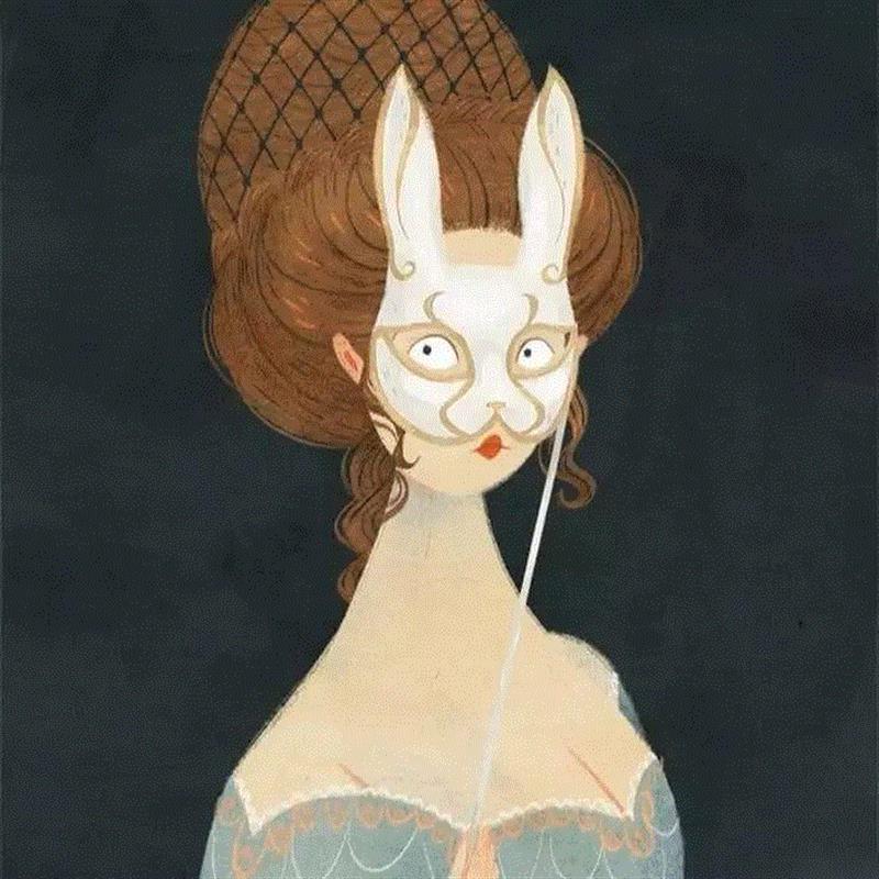 清新小插画就是不一样,人和作品一样靓!,插画,美女,Taryn,Knight,插画师,美女插画师,童趣,女生,魔幻,耳朵