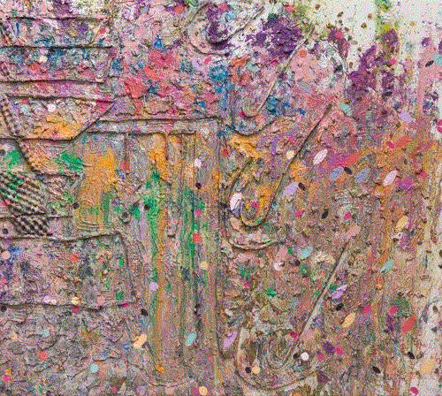The Hanged Man, 1995,同行/宛如酒神纵笔 | Larry Poons,Poons,同行,酒神,视频,颜色,万物,徐震,日本,东京,抽象表现主义
