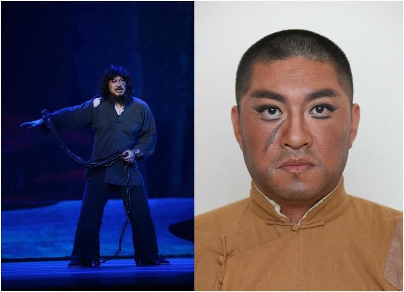 摄影：张美才&nbsp; 2006年,理解与表现（下）——一个演员的六个形象,演员,人物,导演,高鹏,歌剧,眼镜,黄大年,原型,仇虎,孔明