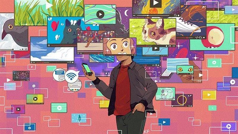 插画丨色彩与想象 都恰如其分,插画,上方,右上,Fewell,三只猫,布鲁克林,媒体,插图,眼球,豆腐丝