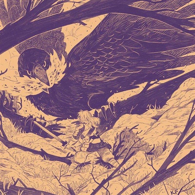 插画丨色彩与想象 都恰如其分,插画,上方,右上,Fewell,三只猫,布鲁克林,媒体,插图,眼球,豆腐丝