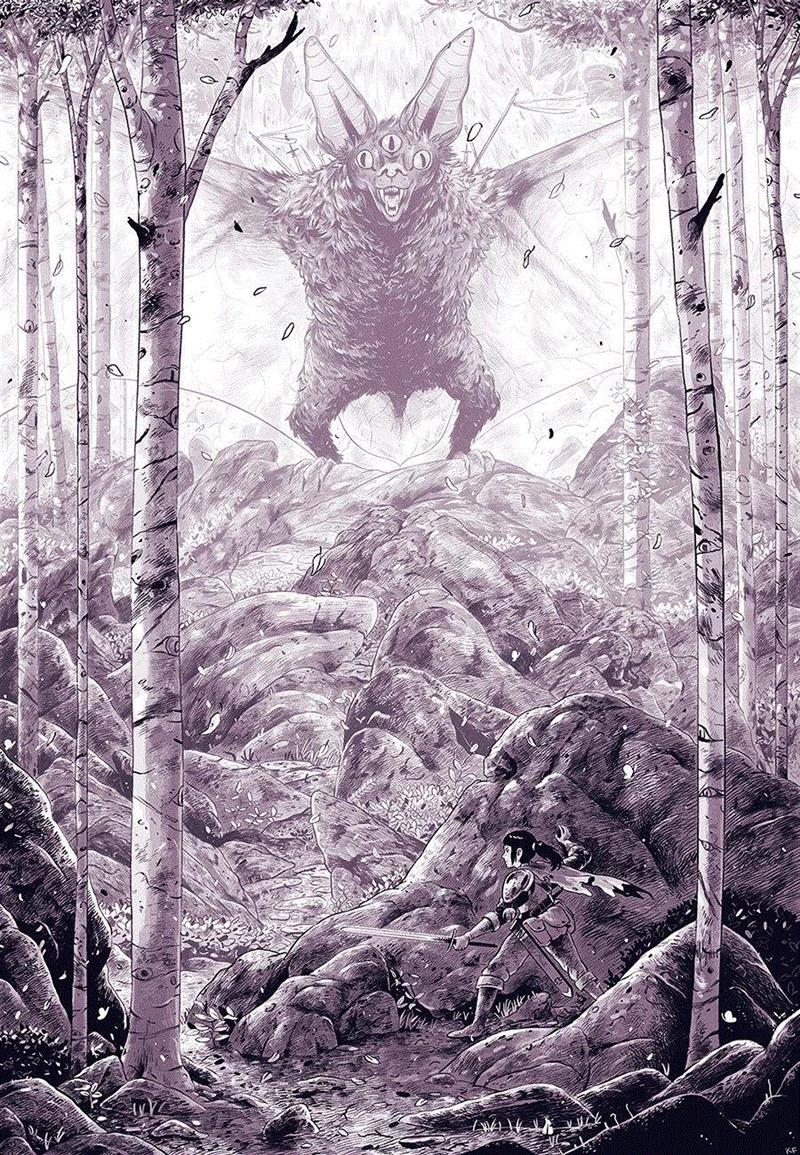 插画丨色彩与想象 都恰如其分,插画,上方,右上,Fewell,三只猫,布鲁克林,媒体,插图,眼球,豆腐丝