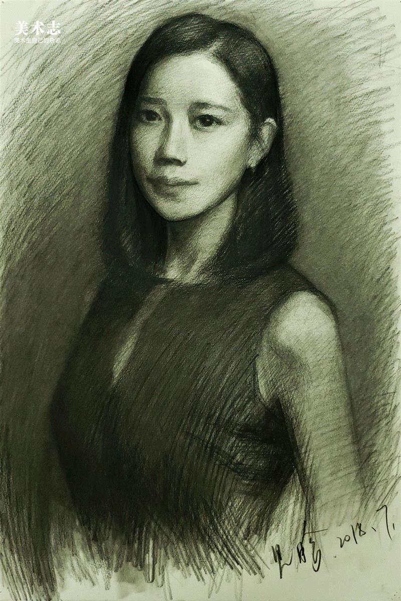 他应该是学院里最野的野路子！ —— 黄见晗,学院里,路子,小志,黄老师,素描,考前,美院,国美,肖像,MEISHUZHI