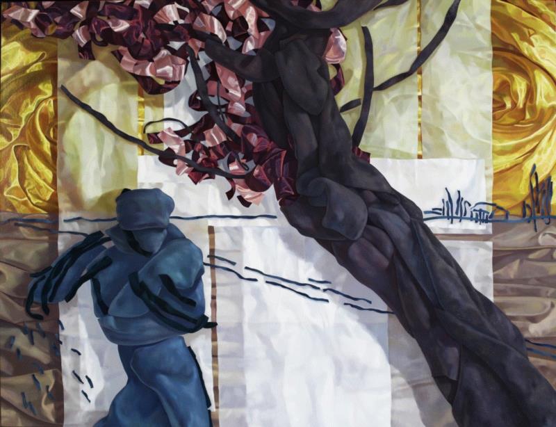 齐新 解读·梵高的播种者之一 布面油画 100×130cm 2017.jpg
