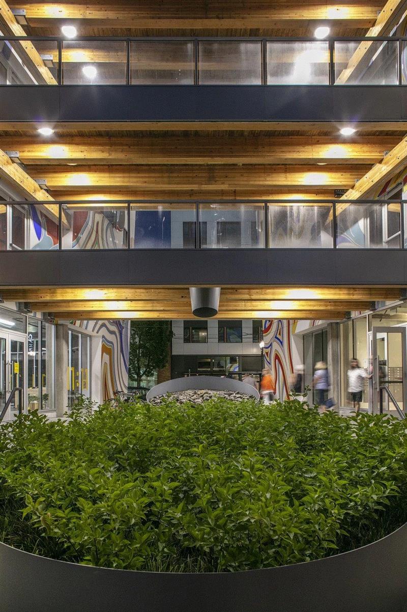 ? Peter Eckert,“涂鸦”大厦 / FFA Architecture + Interiors,大厦,写字楼,金发,FFA,Jean,波特兰,建筑,立面,景观,平面图