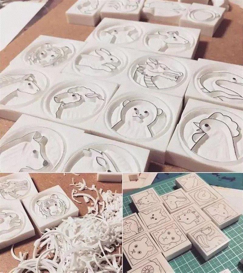 橡皮章也可以如此美丽，和插画有的一比哦！,橡皮章,插画,素描,橡皮,印章,日本,力度,工具,笔刀,插画师bymamalaterre