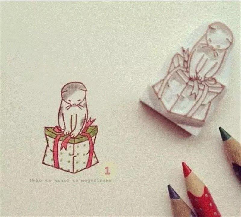 橡皮章也可以如此美丽，和插画有的一比哦！,橡皮章,插画,素描,橡皮,印章,日本,力度,工具,笔刀,插画师bymamalaterre