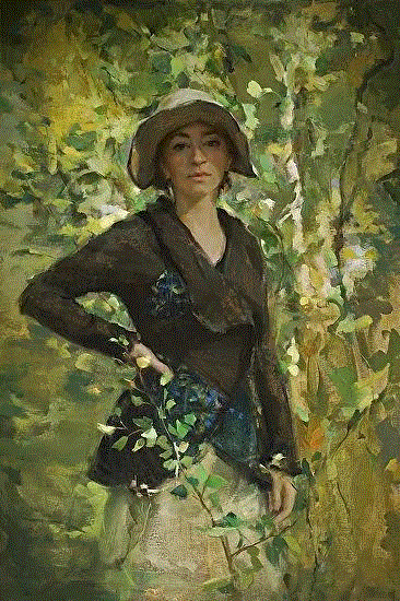 绘画丨这些女人，也太美了！,绘画,手绘网,Harmon,本文,一个人,女孩子,美丽的女人,油画,Razumov,俄罗斯