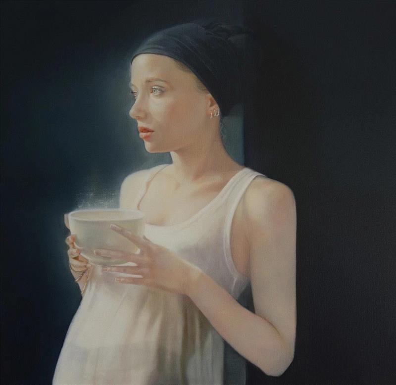 绘画丨这些女人，也太美了！,绘画,手绘网,Harmon,本文,一个人,女孩子,美丽的女人,油画,Razumov,俄罗斯